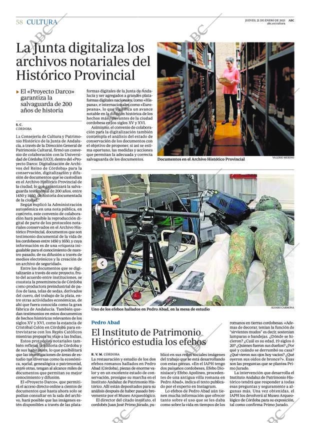 ABC CORDOBA 21-01-2021 página 58