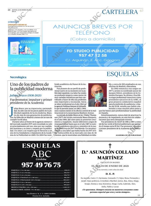 ABC CORDOBA 21-01-2021 página 67