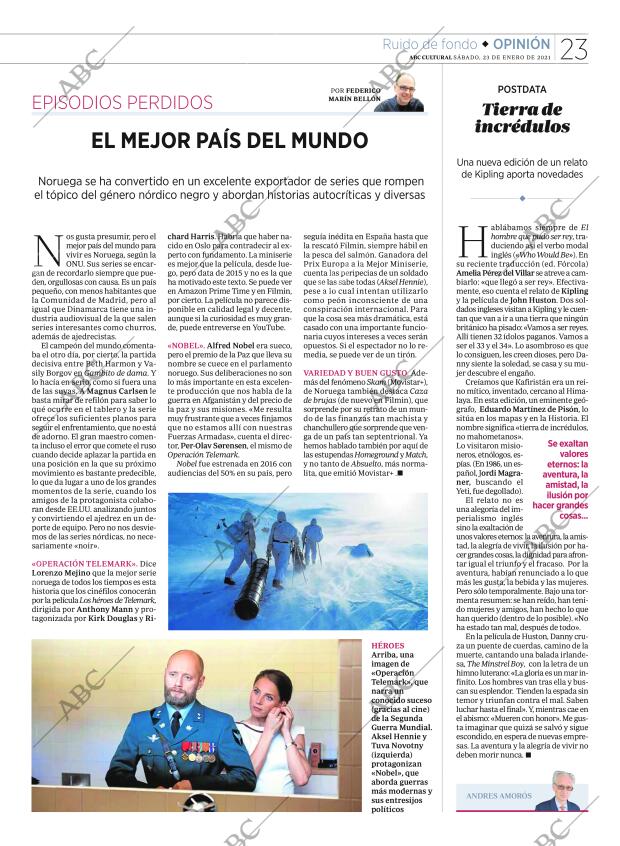 CULTURAL MADRID 23-01-2021 página 23