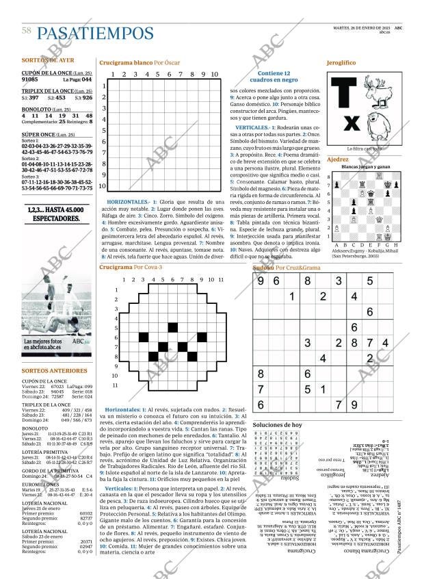 ABC MADRID 26-01-2021 página 58