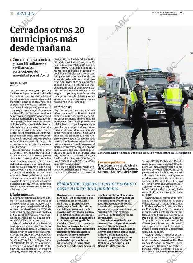 ABC SEVILLA 26-01-2021 página 20