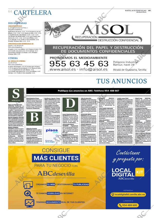 ABC SEVILLA 26-01-2021 página 64