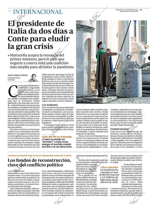 ABC SEVILLA 27-01-2021 página 44