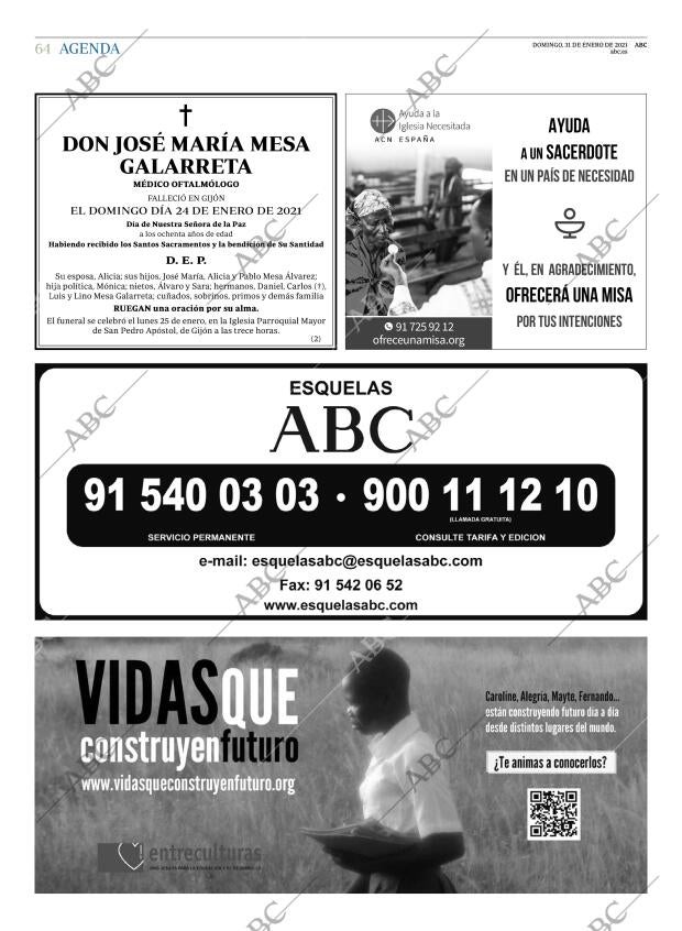 ABC MADRID 31-01-2021 página 64