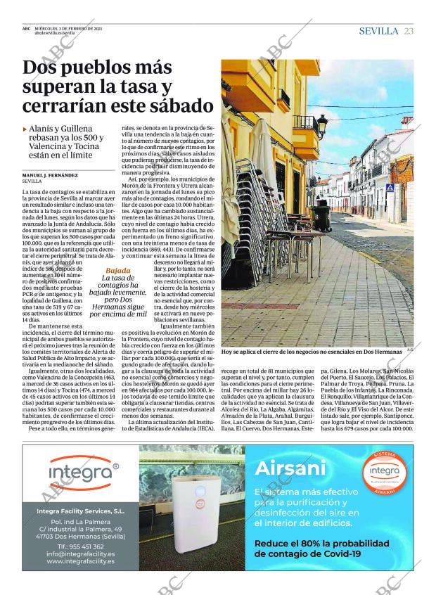 ABC SEVILLA 03-02-2021 página 23