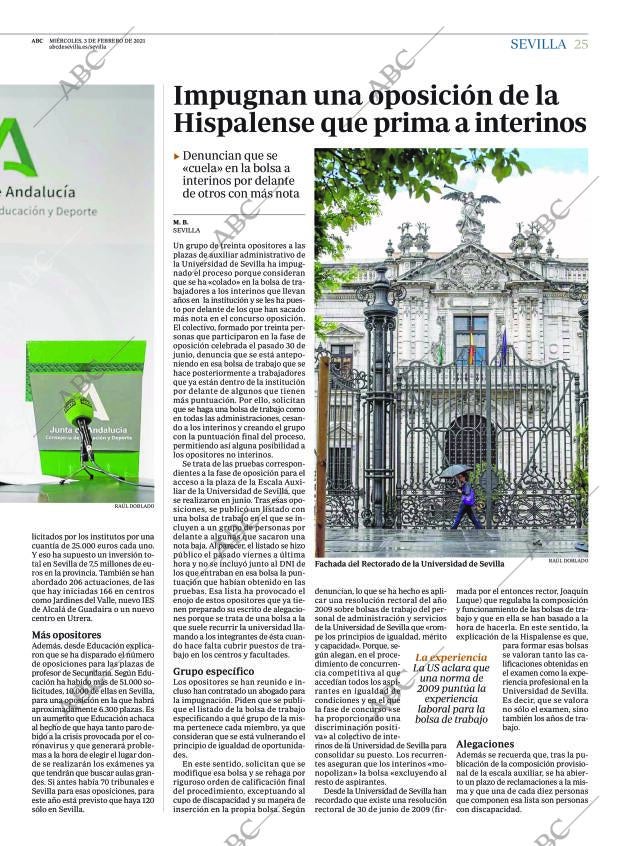 ABC SEVILLA 03-02-2021 página 25