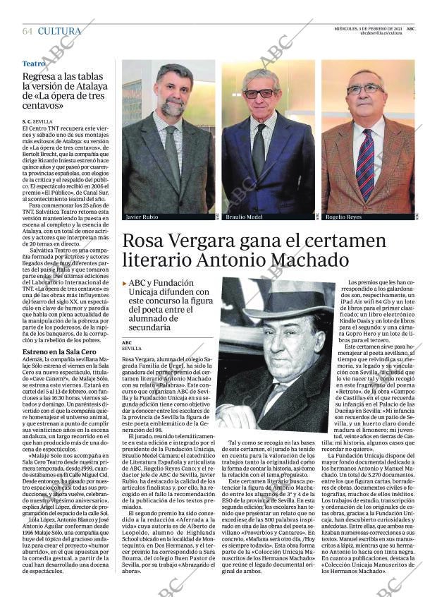 ABC SEVILLA 03-02-2021 página 64