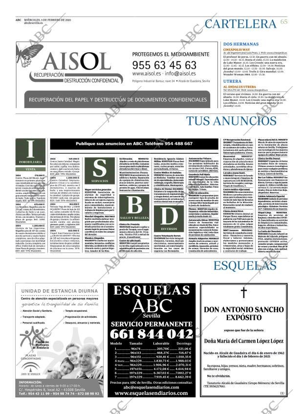 ABC SEVILLA 03-02-2021 página 65