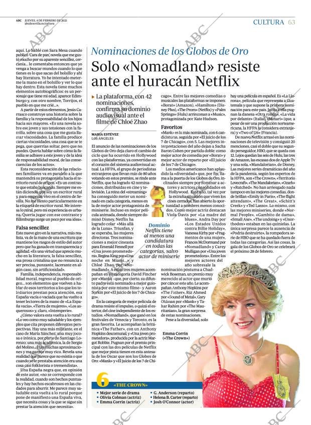 ABC SEVILLA 04-02-2021 página 63