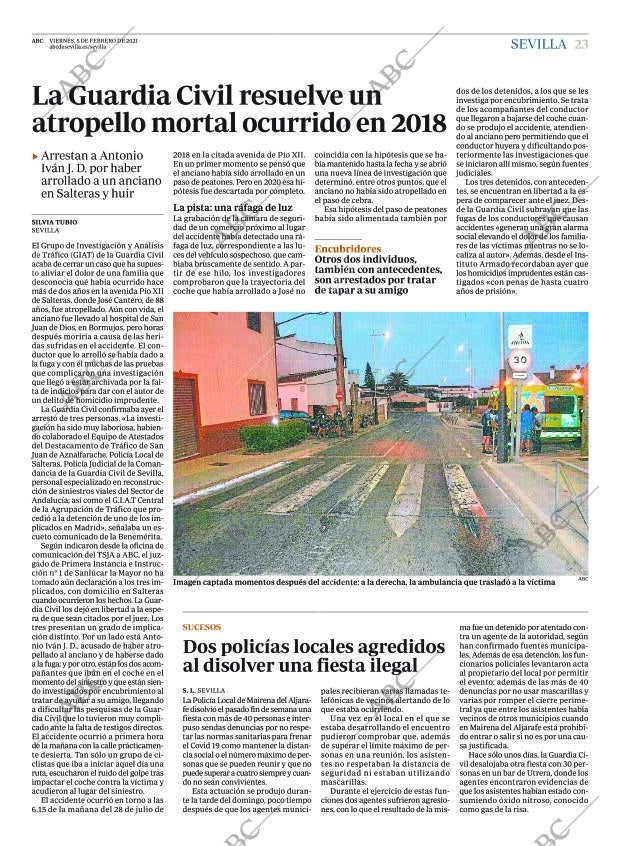 ABC SEVILLA 05-02-2021 página 23