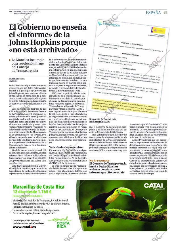 ABC SEVILLA 05-02-2021 página 45