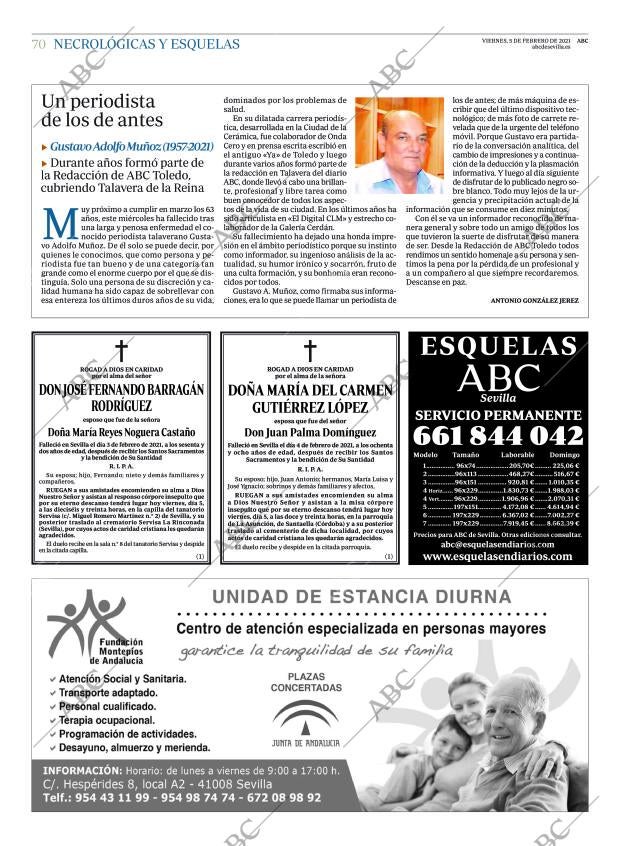 ABC SEVILLA 05-02-2021 página 70