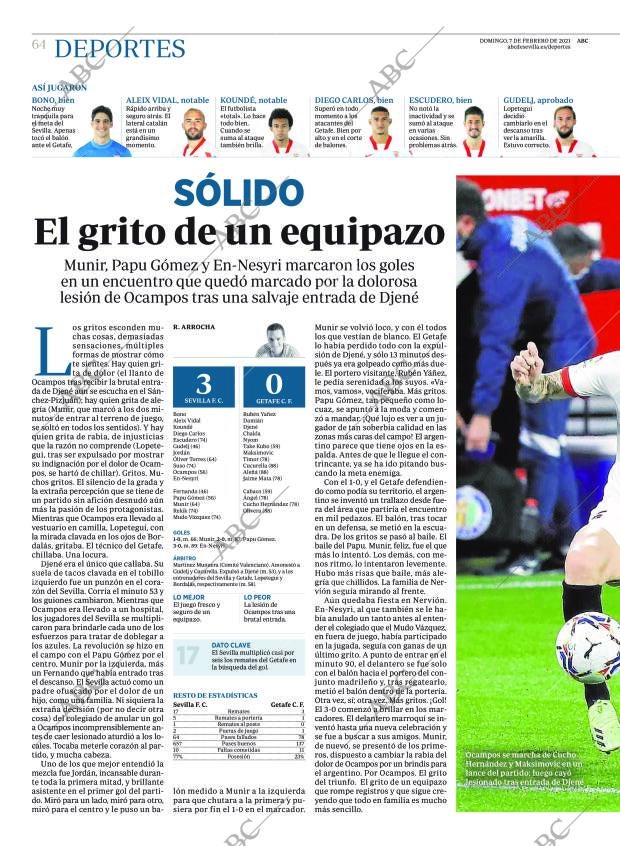 ABC SEVILLA 07-02-2021 página 64