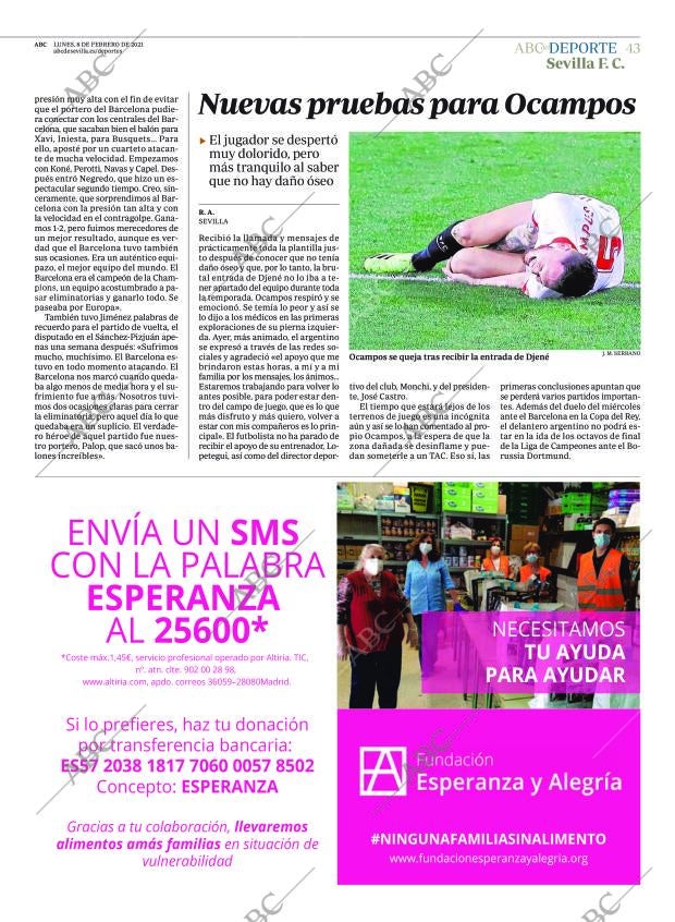 ABC SEVILLA 08-02-2021 página 43