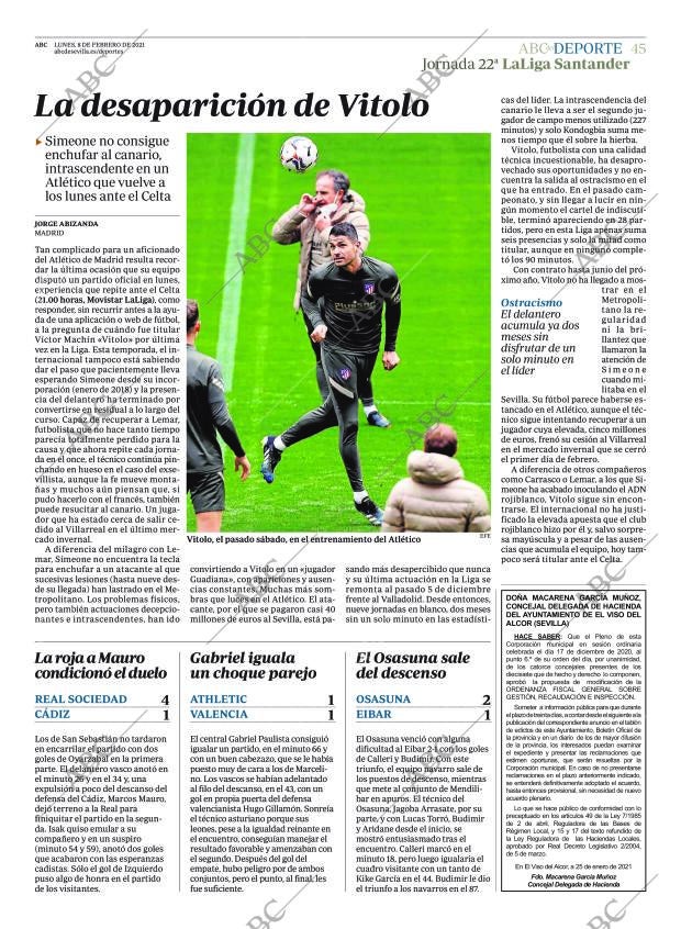 ABC SEVILLA 08-02-2021 página 45
