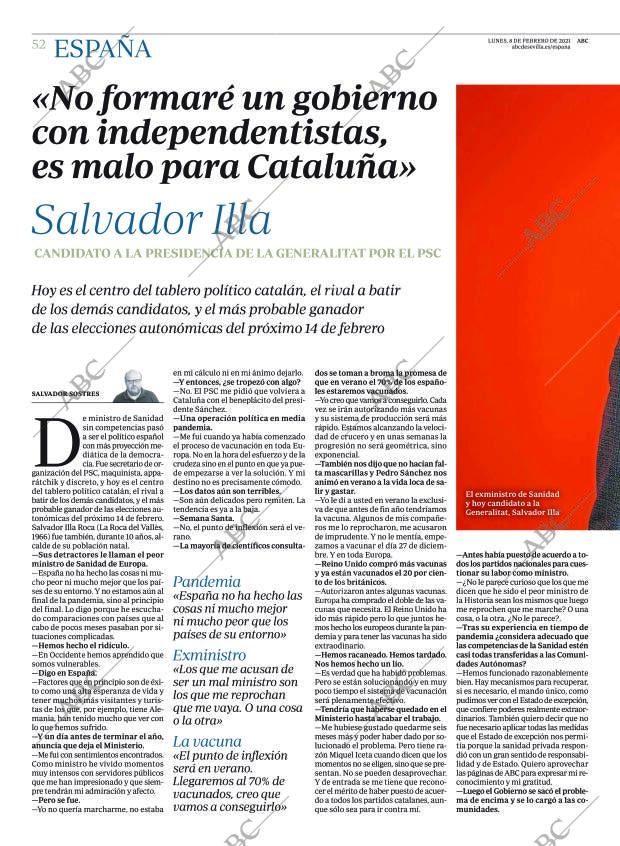 ABC SEVILLA 08-02-2021 página 52