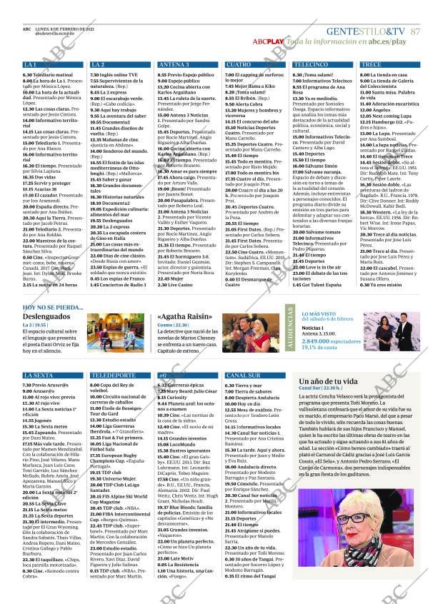 ABC SEVILLA 08-02-2021 página 87
