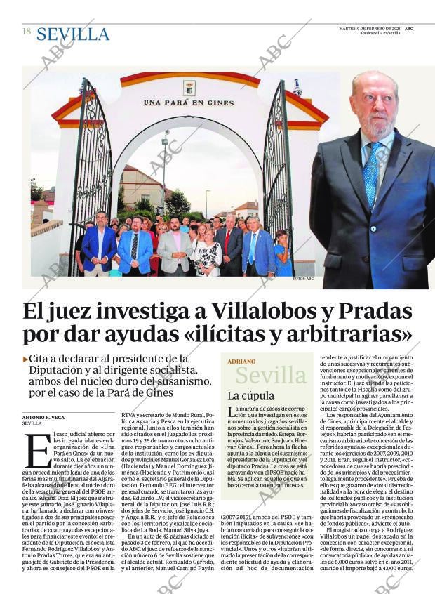 ABC SEVILLA 09-02-2021 página 18