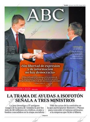 ABC MADRID 10-02-2021 página 1