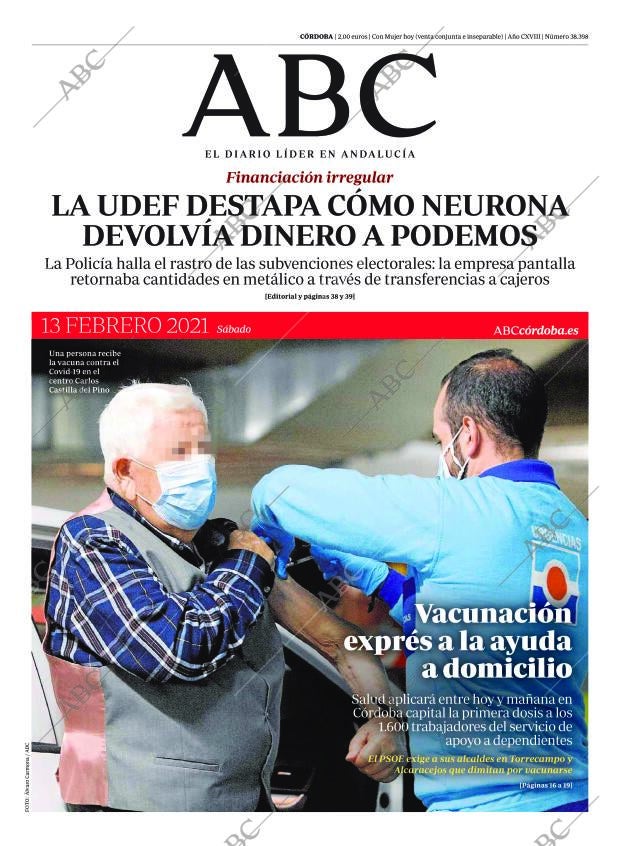 ABC CORDOBA 13-02-2021 página 1