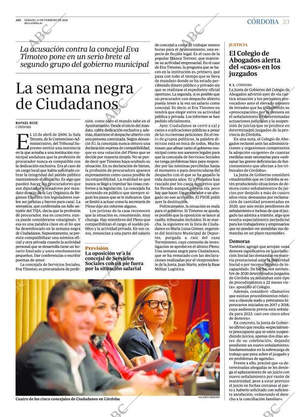 ABC CORDOBA 13-02-2021 página 23