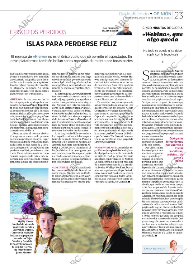 CULTURAL MADRID 13-02-2021 página 23