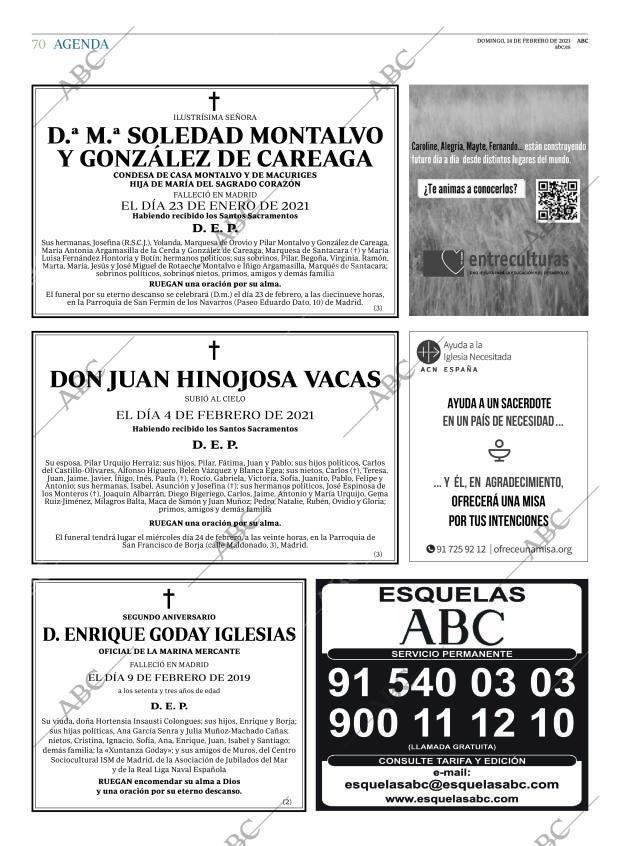 ABC MADRID 14-02-2021 página 70