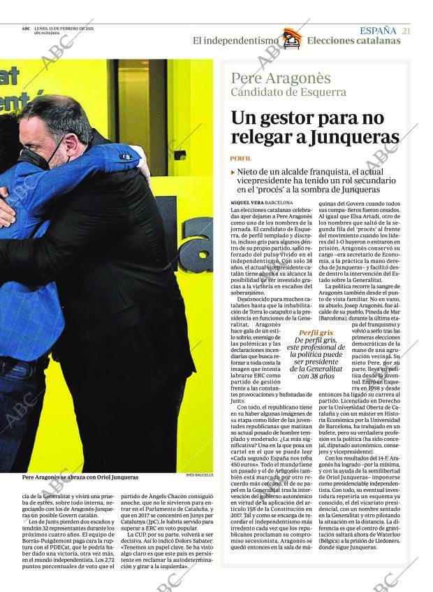 ABC MADRID 15-02-2021 página 21