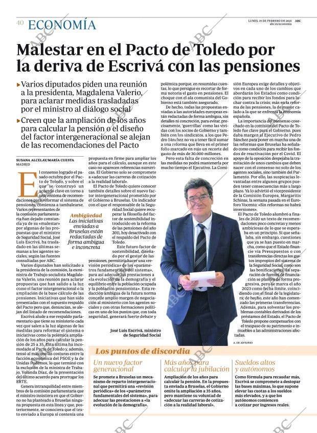 ABC MADRID 15-02-2021 página 40