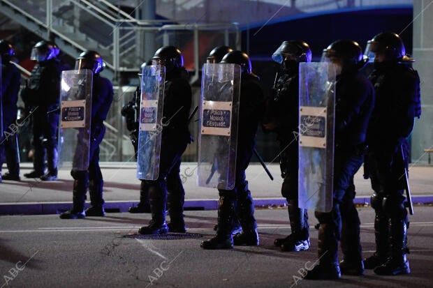 Sexta noche de disturbios en la manifestación contra el encarcelamiento del...