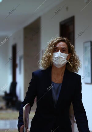Reunión de la Junta de Portavoces del Congreso presidida por Meritxell Batet