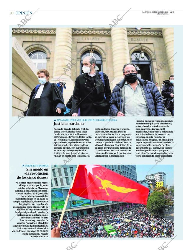 ABC MADRID 23-02-2021 página 10