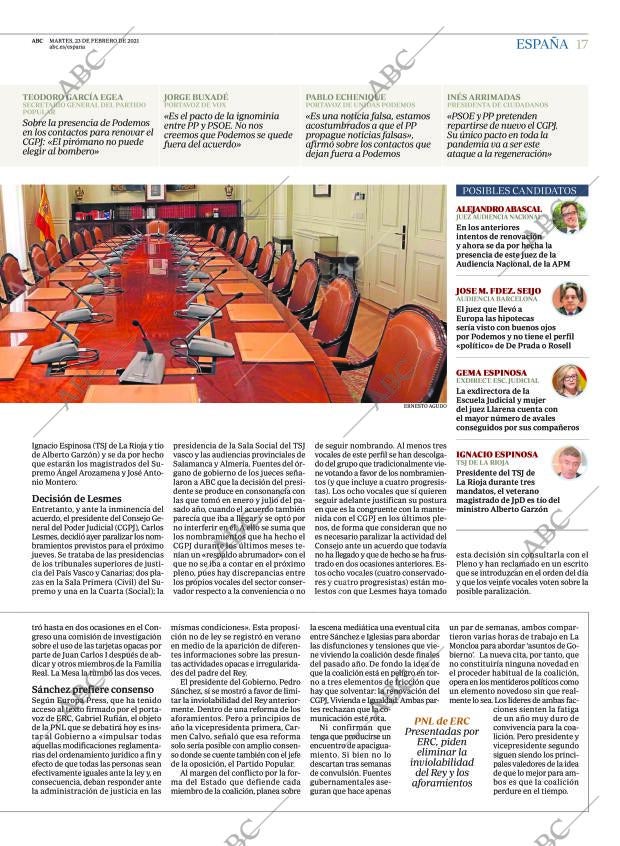 ABC MADRID 23-02-2021 página 17