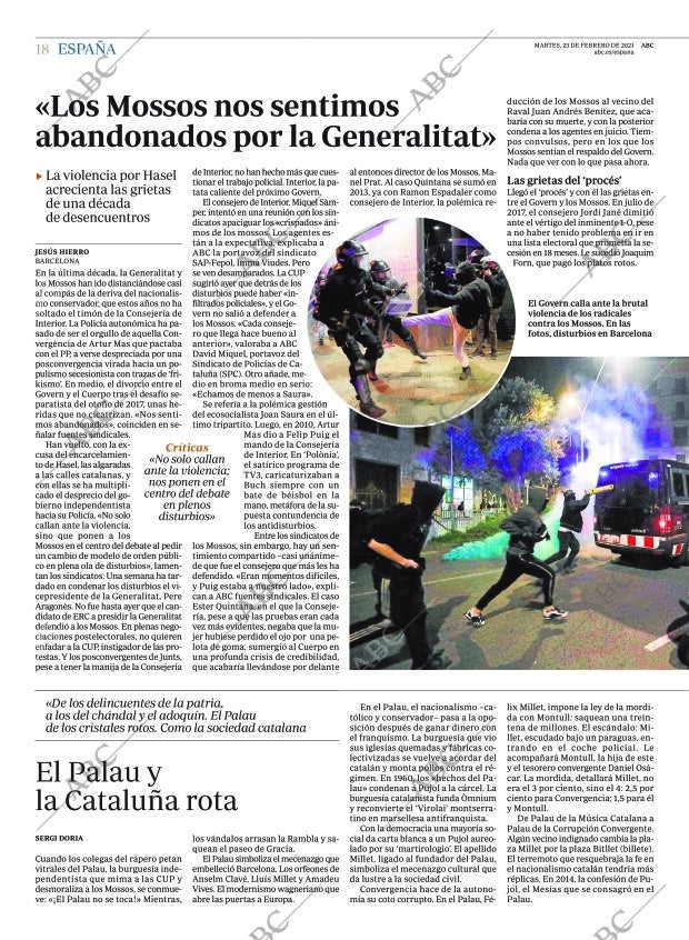 ABC MADRID 23-02-2021 página 18