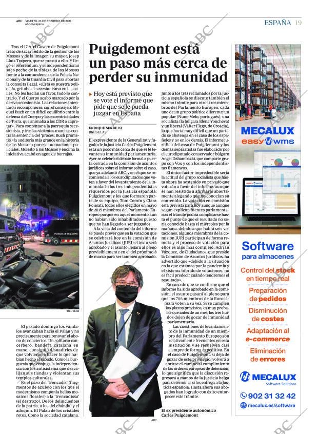 ABC MADRID 23-02-2021 página 19