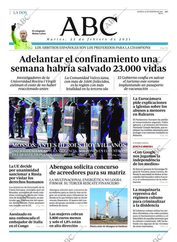 ABC MADRID 23-02-2021 página 2