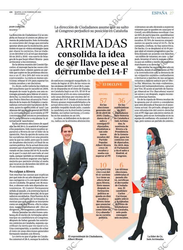 ABC MADRID 23-02-2021 página 27