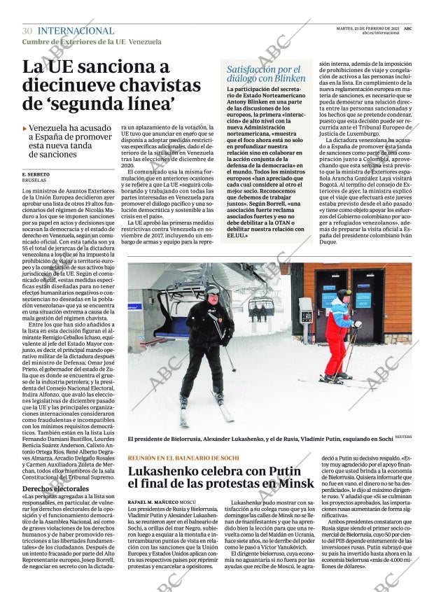 ABC MADRID 23-02-2021 página 30
