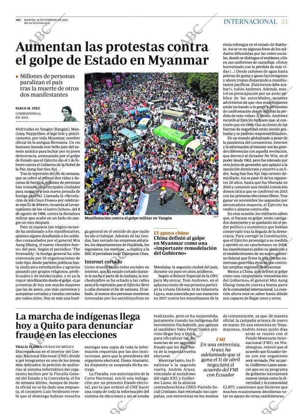 ABC MADRID 23-02-2021 página 33