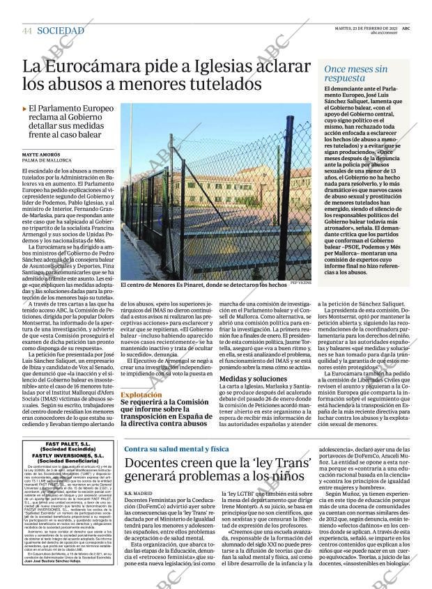 ABC MADRID 23-02-2021 página 44