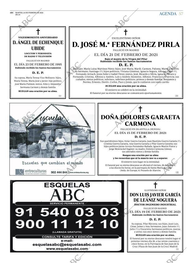 ABC MADRID 23-02-2021 página 57