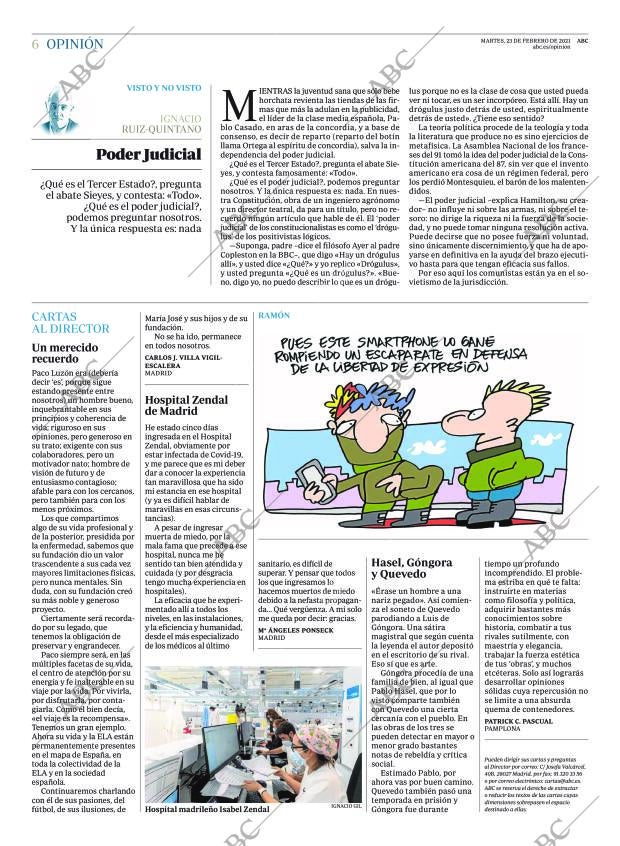 ABC MADRID 23-02-2021 página 6
