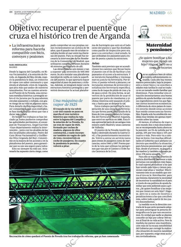 ABC MADRID 23-02-2021 página 65