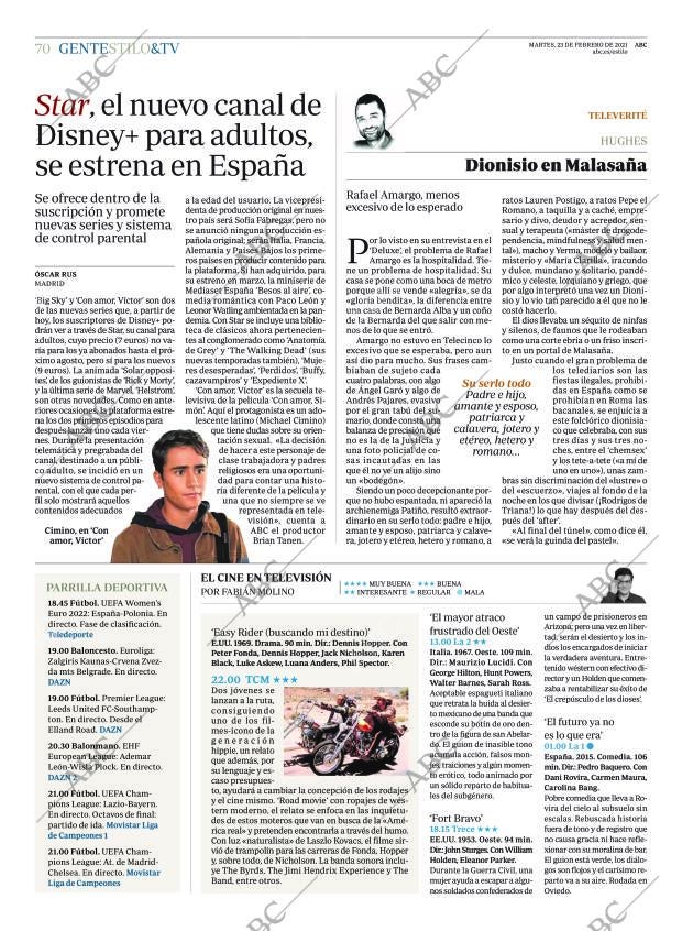ABC MADRID 23-02-2021 página 70