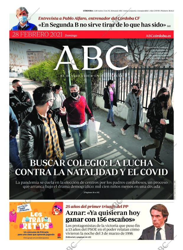 ABC CORDOBA 28-02-2021 página 1