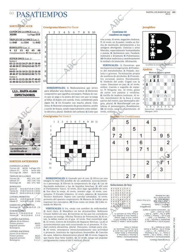 ABC MADRID 02-03-2021 página 60