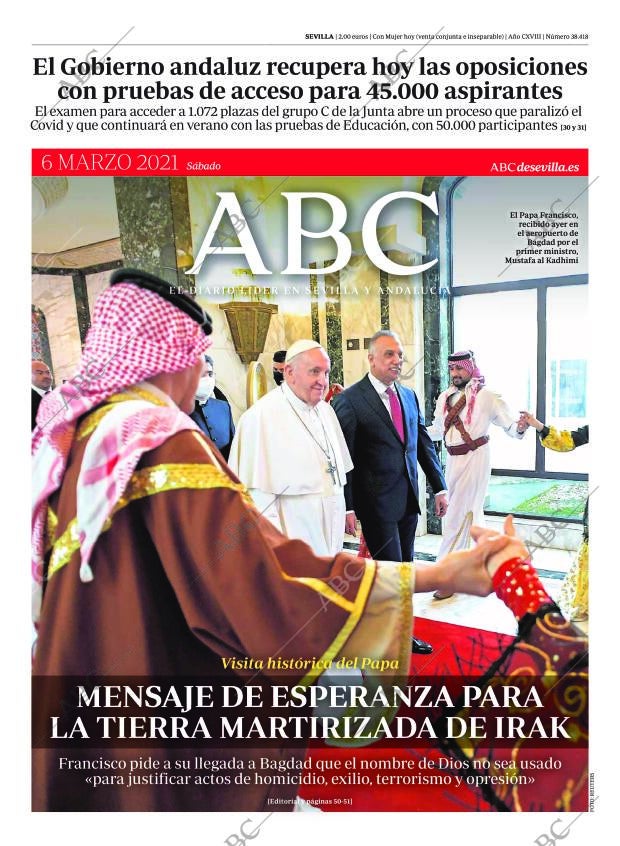 ABC SEVILLA 06-03-2021 página 1