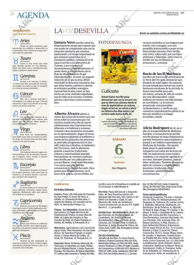 ABC SEVILLA 06-03-2021 página 28