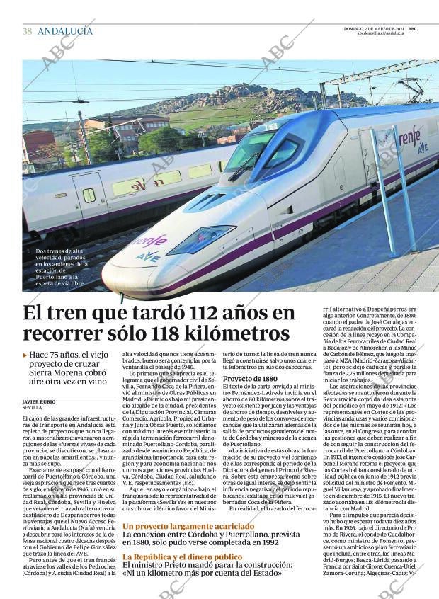 ABC SEVILLA 07-03-2021 página 38