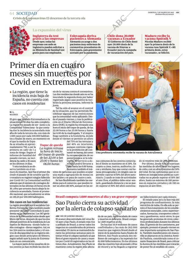 ABC SEVILLA 07-03-2021 página 64